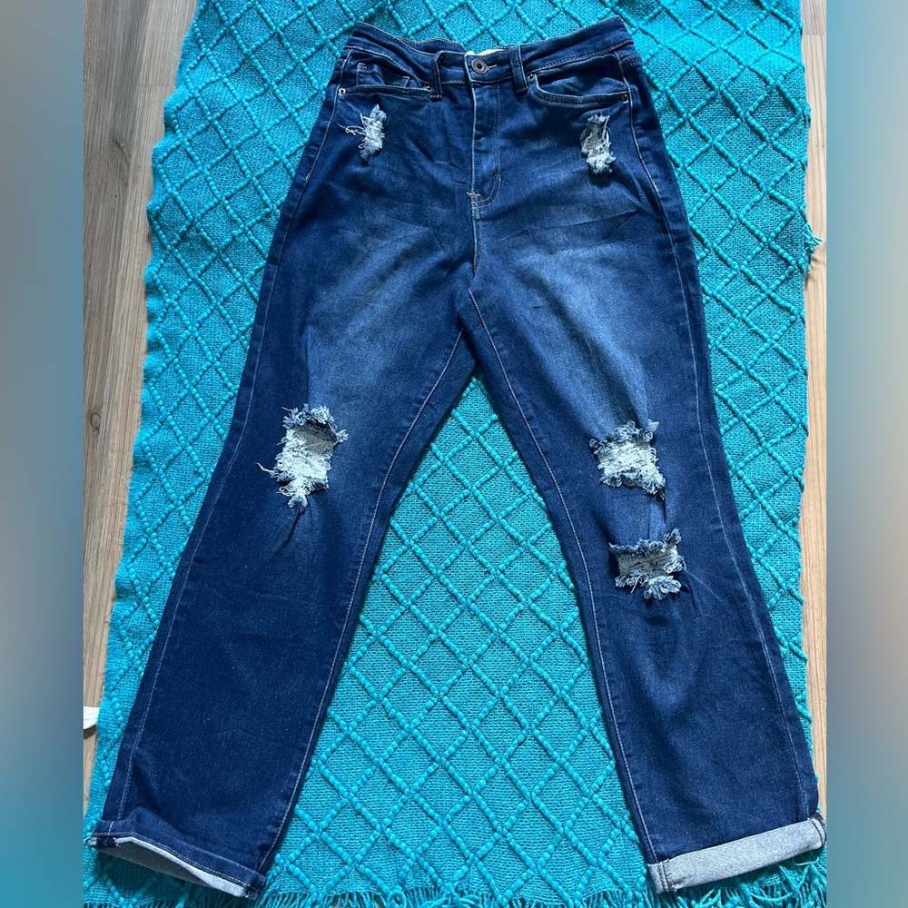 California Vintage Distressed Blue Women's Jeans